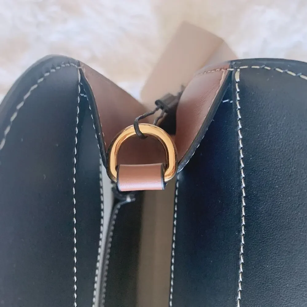 Burberry Medium Pocket Bag - Black/Tan - Picture 9 of 16